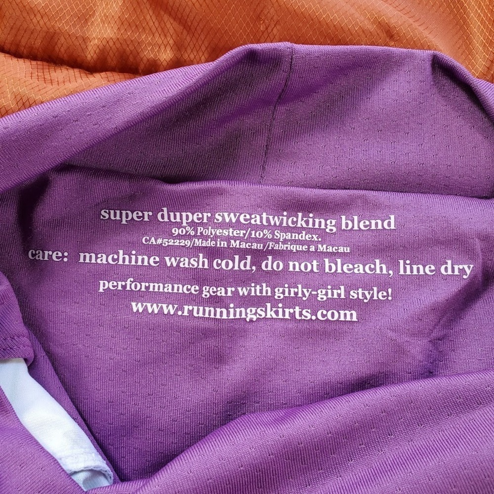 NWT 🏃Running Skirts Floral Skort Size 0 XS (Teen 12-16) Purple Sweatwick 90/10 - Picture 6 of 8